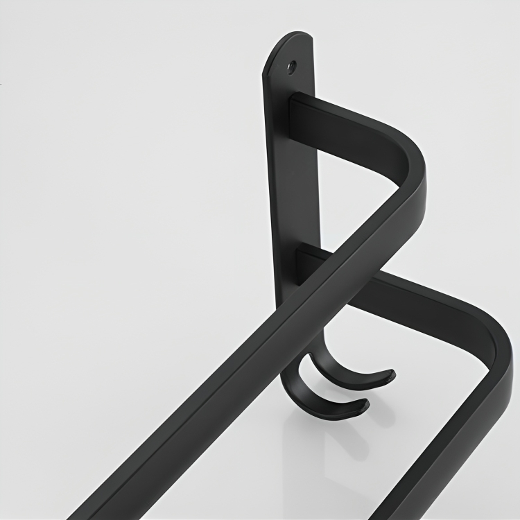 Towel Holder with Hooks - DrySpace-2 rods-40 cm-State of Style