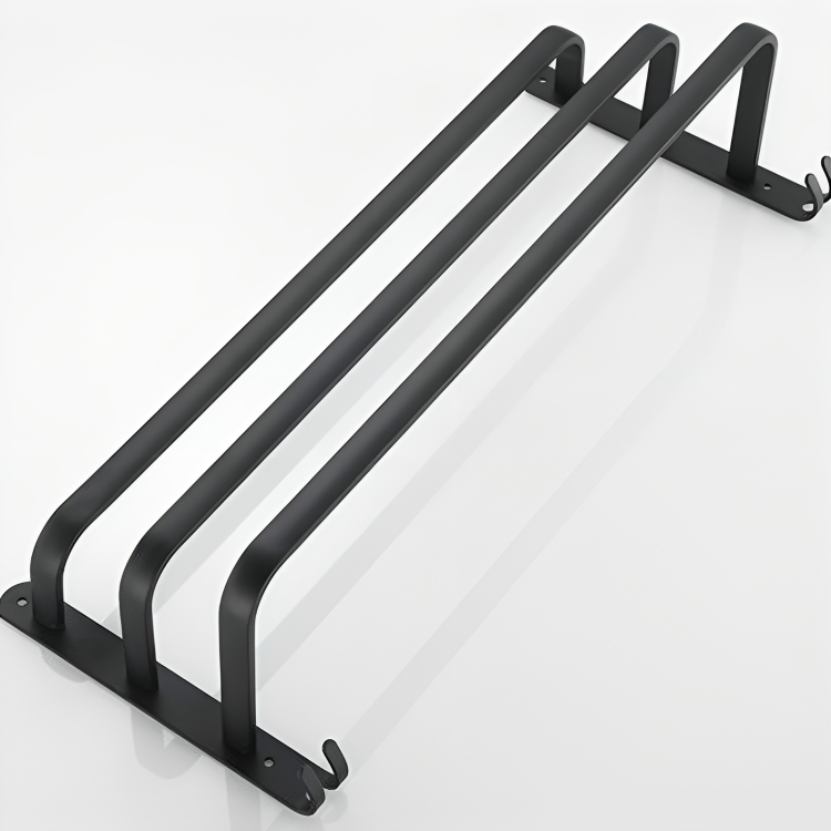Towel Holder with Hooks - DrySpace-2 rods-40 cm-State of Style