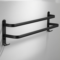 Towel Holder with Hooks - DrySpace-2 rods-40 cm-State of Style