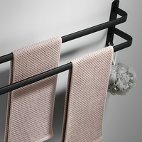 Towel Holder with Hooks - DrySpace-2 rods-40 cm-State of Style