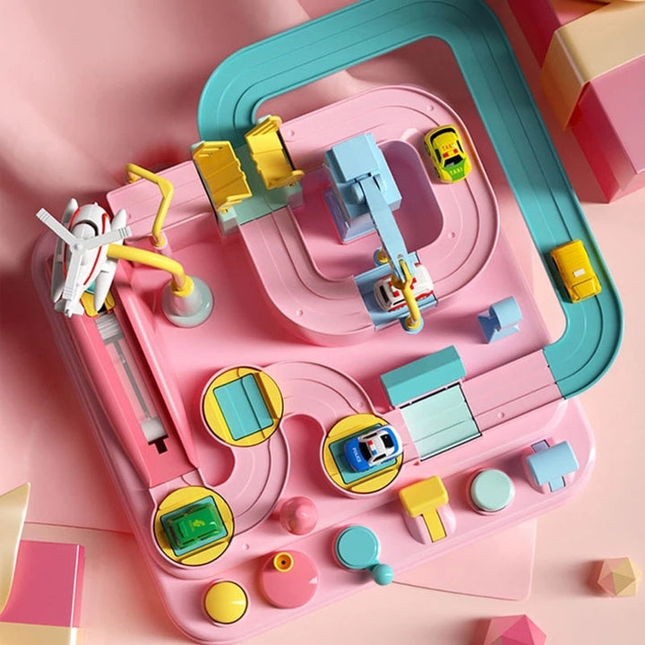 Toy Racing Track - TurboCity-Emerald Blue-State of Style