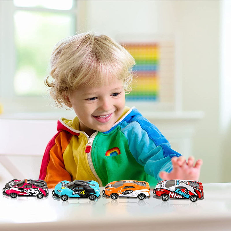 Toy Stunt Car - TurboStunt Racers-4 + 4 FREE-State of Style