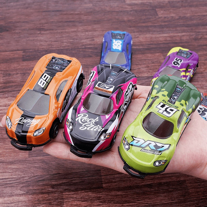 Toy Stunt Car - TurboStunt Racers-4 + 4 FREE-State of Style