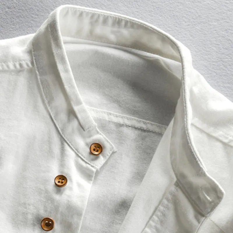 Traditional Japanese Men’s Blouse - Yuki-Blue-M-State of Style