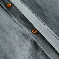 Traditional Japanese Men’s Blouse - Yuki-Blue-M-State of Style