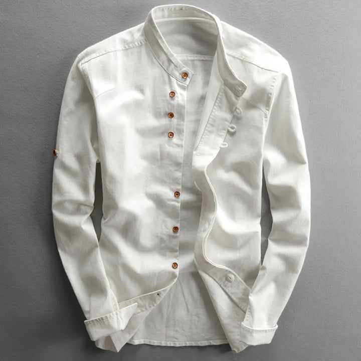 Traditional Japanese Men’s Blouse - Yuki-White-M-State of Style