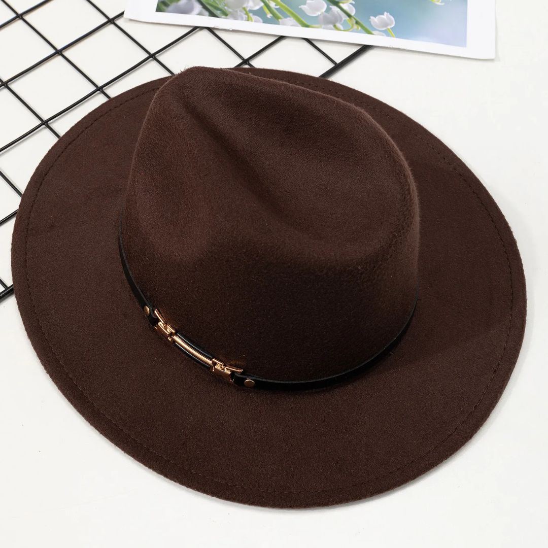 Traditional Wool Jazz Hat Manuel – Vintage Style for Any Occasion-Brown-State of Style