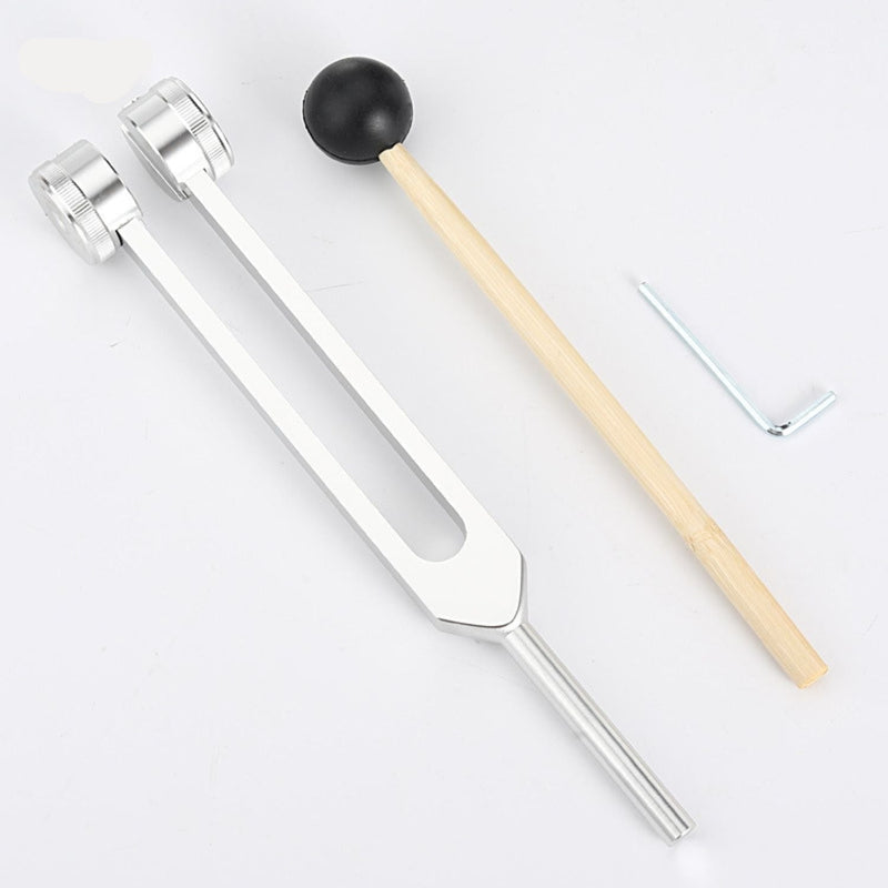 TranquilTone Tuning Forks for Inner Peace – Sound Therapy for Relaxation-Silver Gear Head (21.5cm)-State of Style