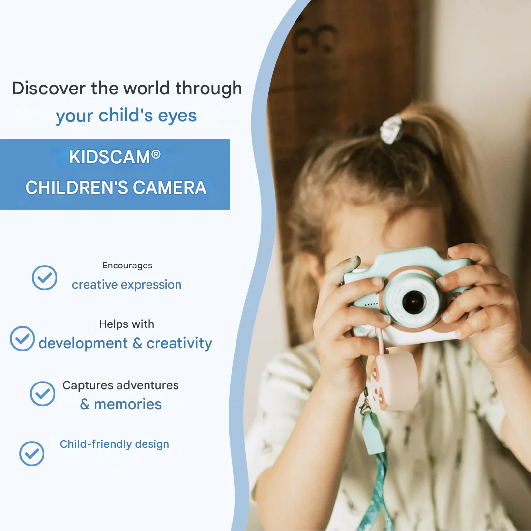 Kids' camera with photo and video recording – robust and easy to use