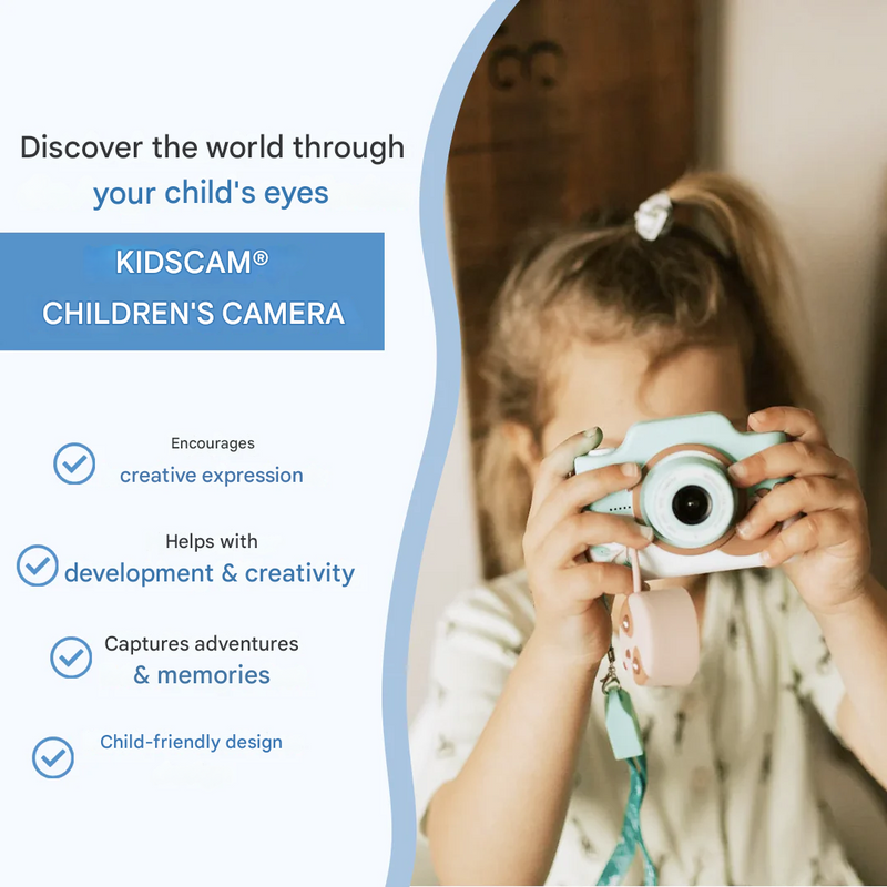 Kids' camera with photo and video recording – robust and easy to use
