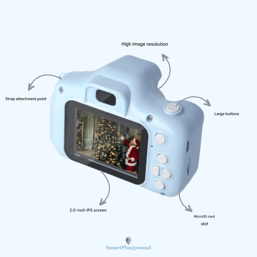 Kids' camera with photo and video recording – robust and easy to use