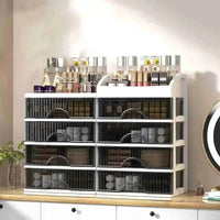 Transparent Acrylic Make-up Organizer - Clarityn-1-State of Style