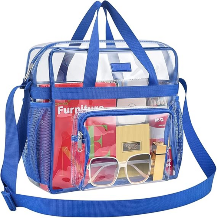 Transparent Tote Bag – CrystalTote-Blue-State of Style