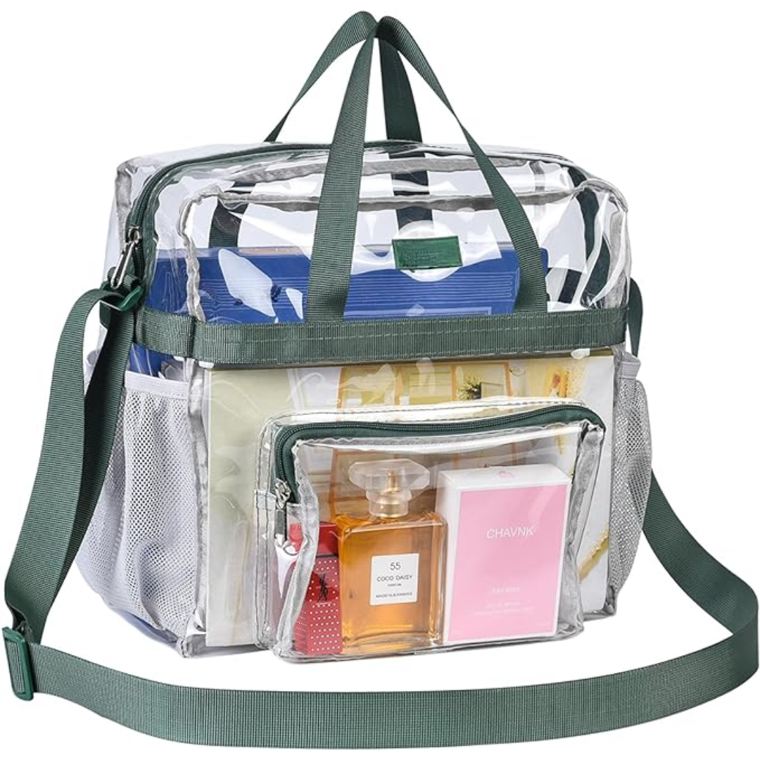 Transparent Tote Bag – CrystalTote-Green-State of Style