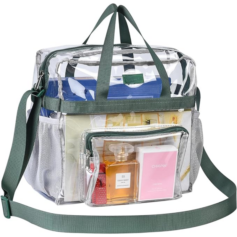 Transparent Tote Bag – CrystalTote-Green-State of Style