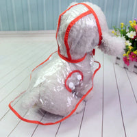 Transparent Waterproof Raincoat for Dogs - DryPaw-Orange-XS-State of Style