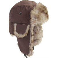 Trapper Winter Hat with Fur Lining - Sasha-Coffee-State of Style