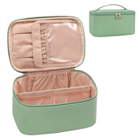 Travel-friendly Make-up Organizer with Dividers-Black-State of Style