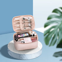 Travel-friendly Make-up Organizer with Dividers-Black-State of Style