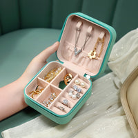 Travel Jewellery Box | Compact Organiser | Stylish Storage Case-Black-State of Style