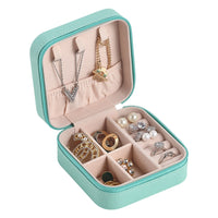 Travel Jewellery Box | Compact Organiser | Stylish Storage Case-Blue-State of Style