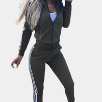 Trendy 2-piece Tracksuit for Women - Sienna-Grey-XS-State of Style