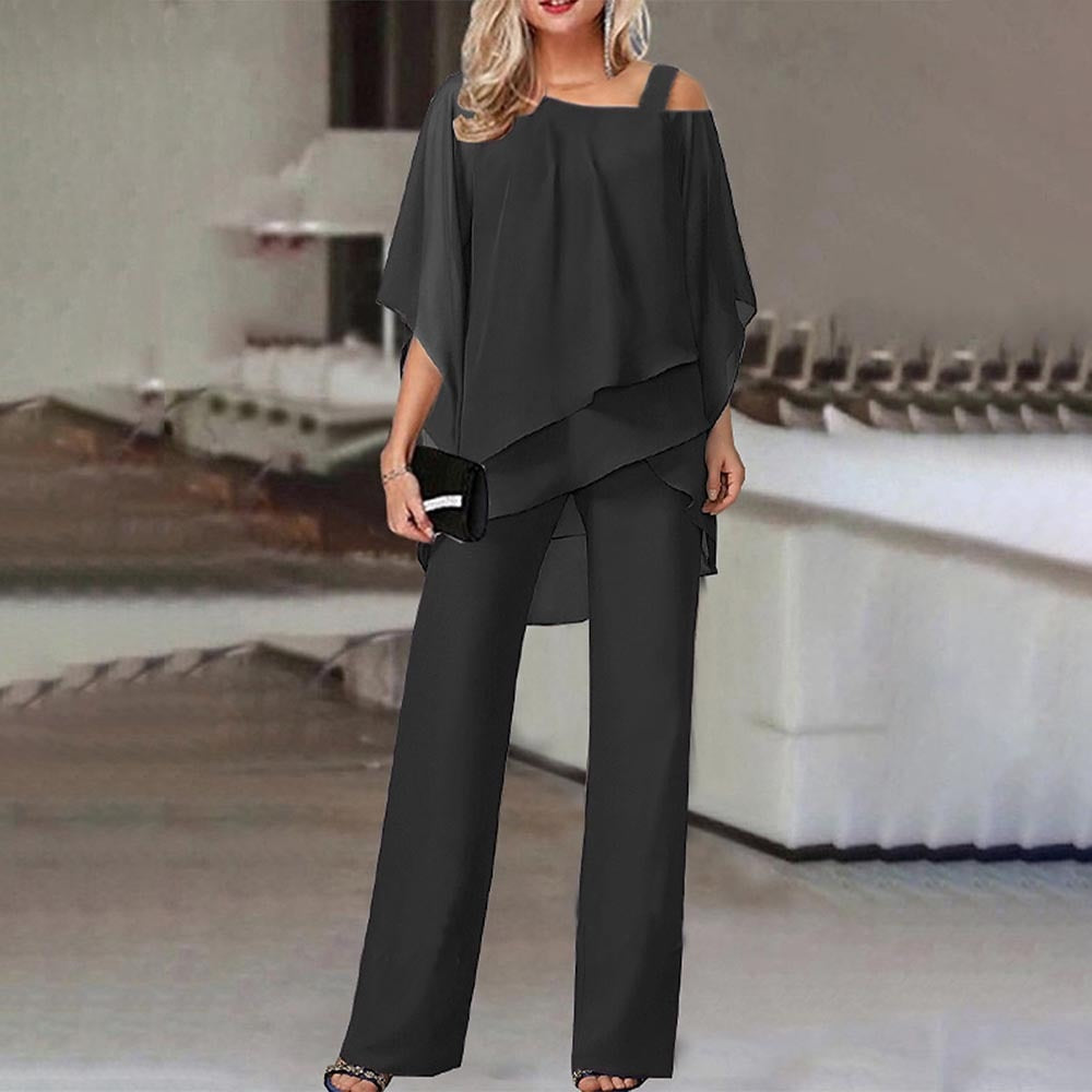 Trendy 2-Piece Women's Outfit - Eliza-Black-S-State of Style