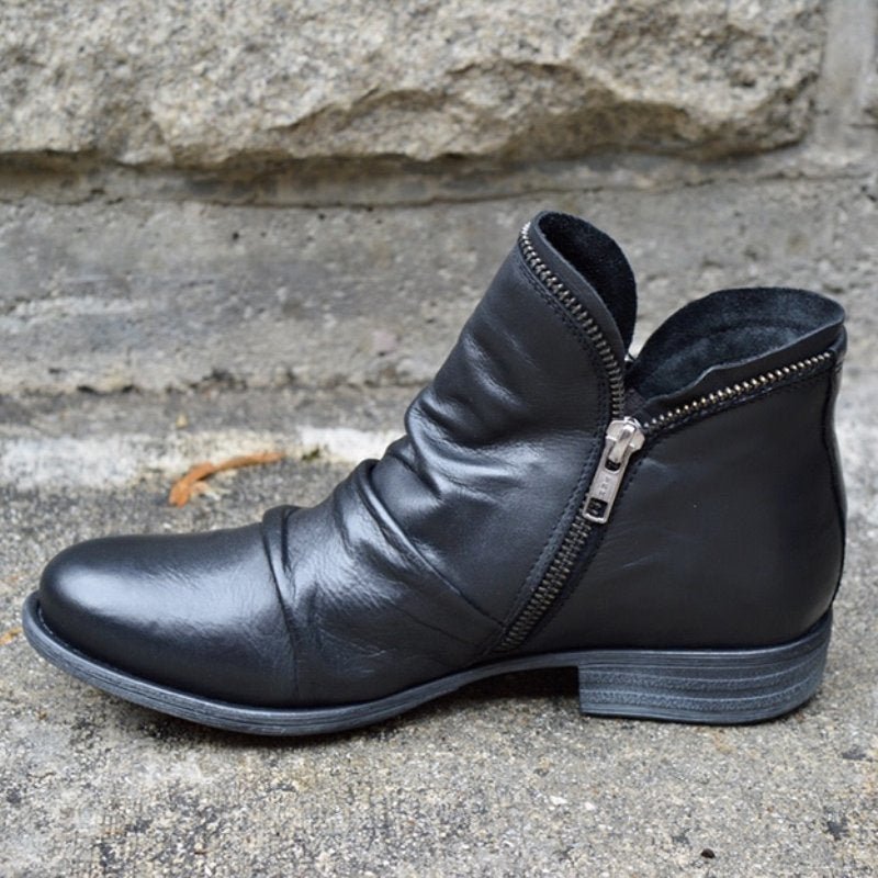 Trendy Ankle Boots for Cold Days - WinterChic-Black-35-State of Style