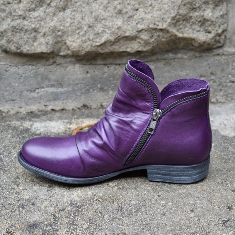 Trendy Ankle Boots for Cold Days - WinterChic-Lilac-35-State of Style