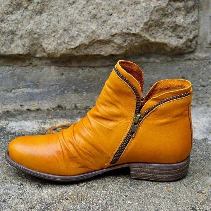 Trendy Ankle Boots for Cold Days - WinterChic-Yellow-35-State of Style