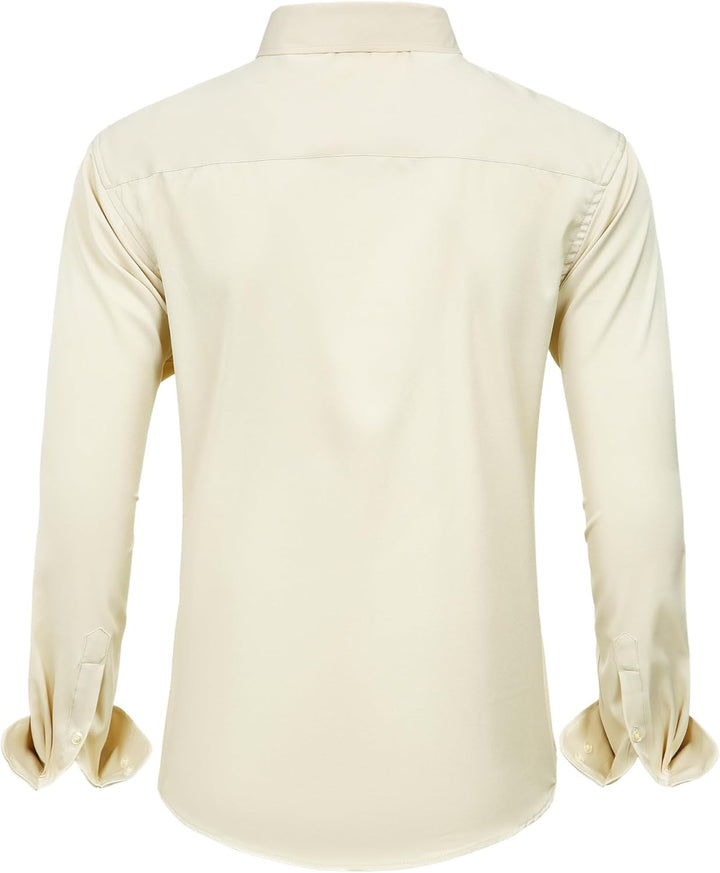 Trendy Anti-Crease Shirt for Men - Tom-Black-S-State of Style