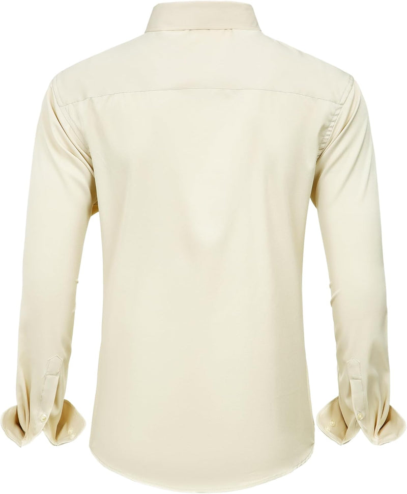 Trendy Anti-Crease Shirt for Men - Tom-Black-S-State of Style