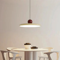 Trendy Bauhaus Glass Pendant Lamp - LunaBau-Beige-30 cm-State of Style