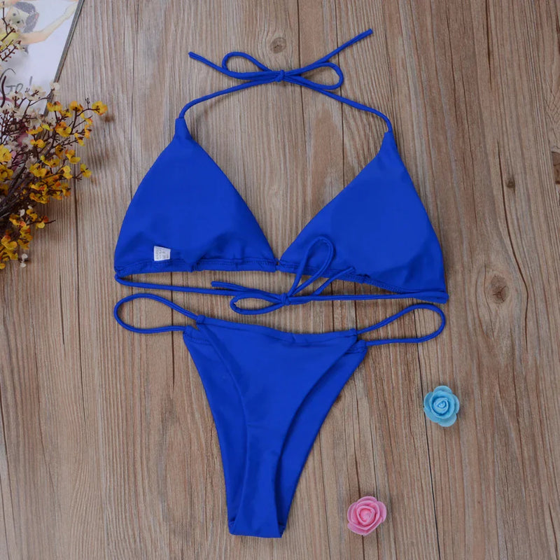 Trendy Bikini Set - Elena-Bordeaux-S-State of Style