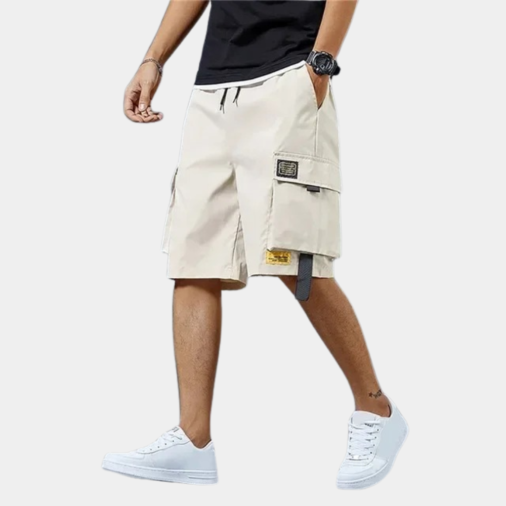 Trendy Cargo Shorts for Men - Axel-Grey-M-State of Style