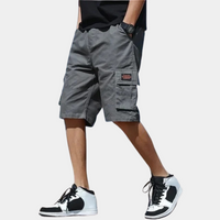 Trendy Cargo Shorts for Men - Axel-Grey-M-State of Style