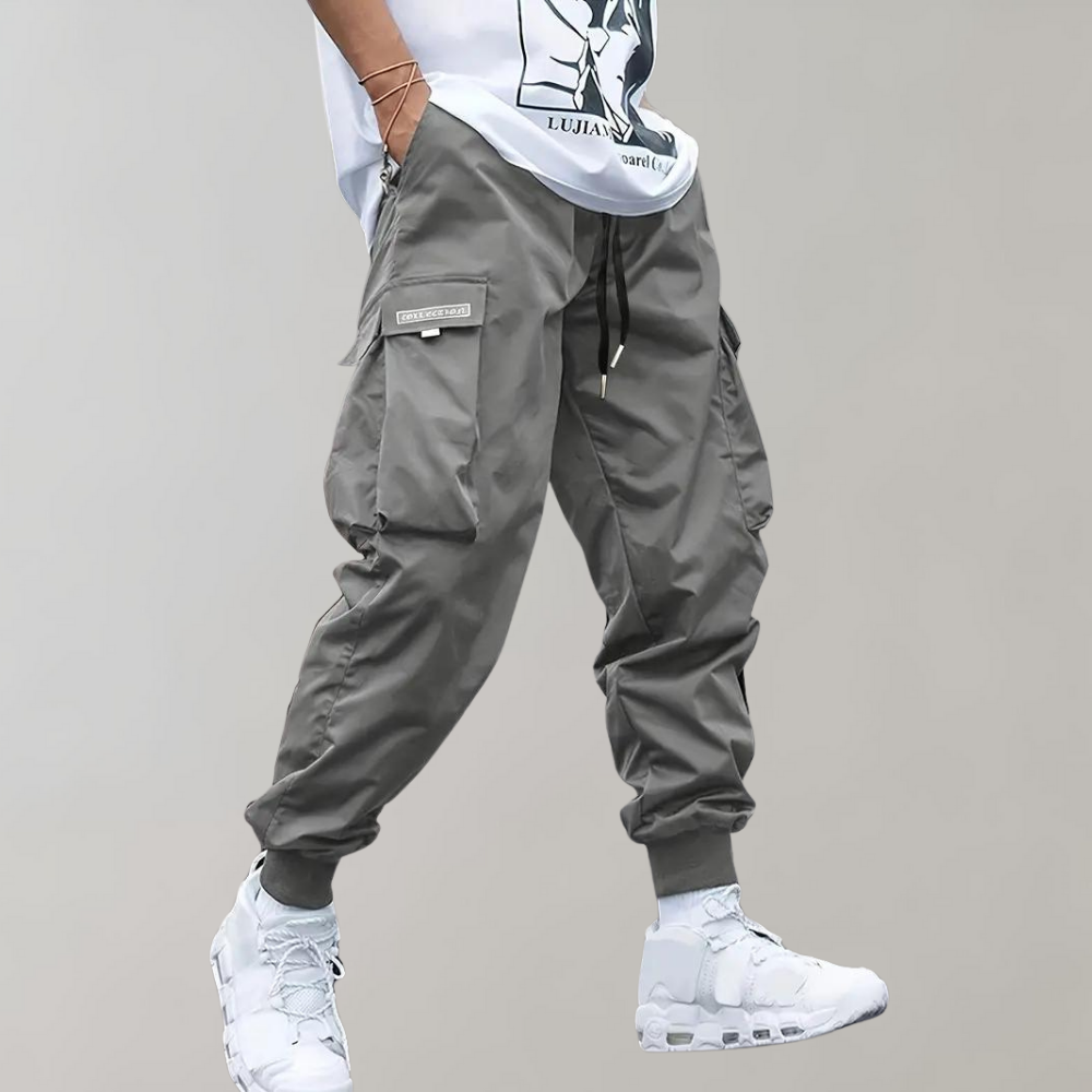 Trendy Casual Cargo Pants - Joris-Grey-S-State of Style