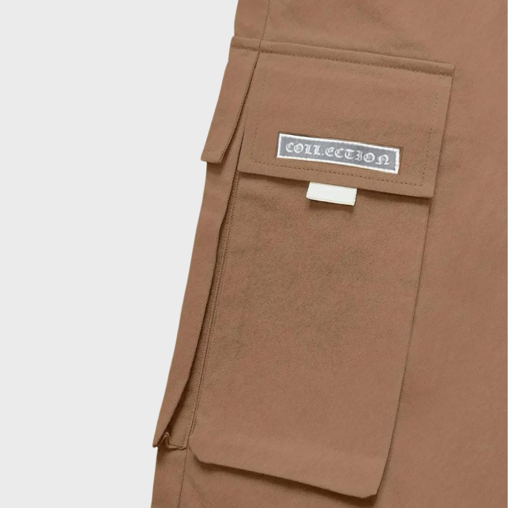 Trendy Casual Cargo Trousers - Joris-Khaki-S-State of Style