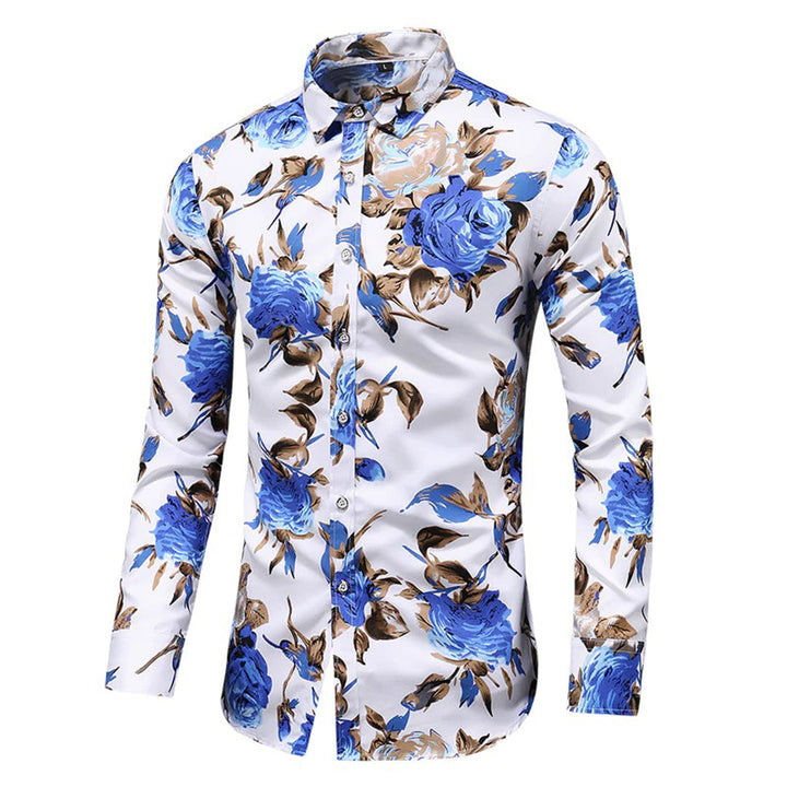 Trendy Floral Print Shirt – Finn-Red-XS-State of Style