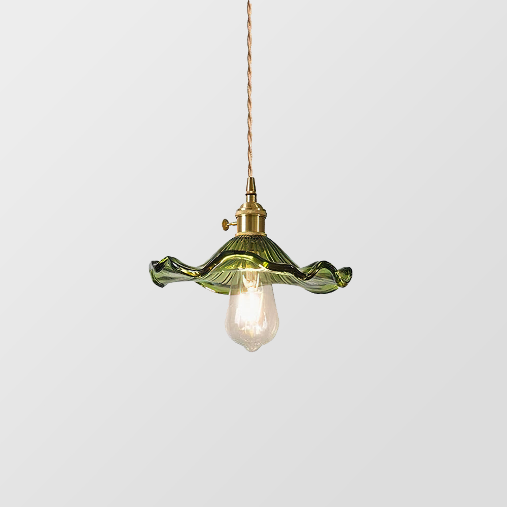 Trendy Hibiscus Flower Pendant Light - FlowerLite-Green-D23cm*H12cm-State of Style