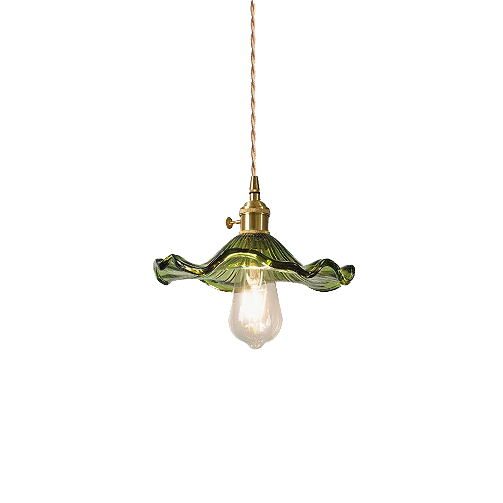 Trendy Hibiscus Flower Pendant Light - FlowerLite-Green-D23cm*H12cm-State of Style