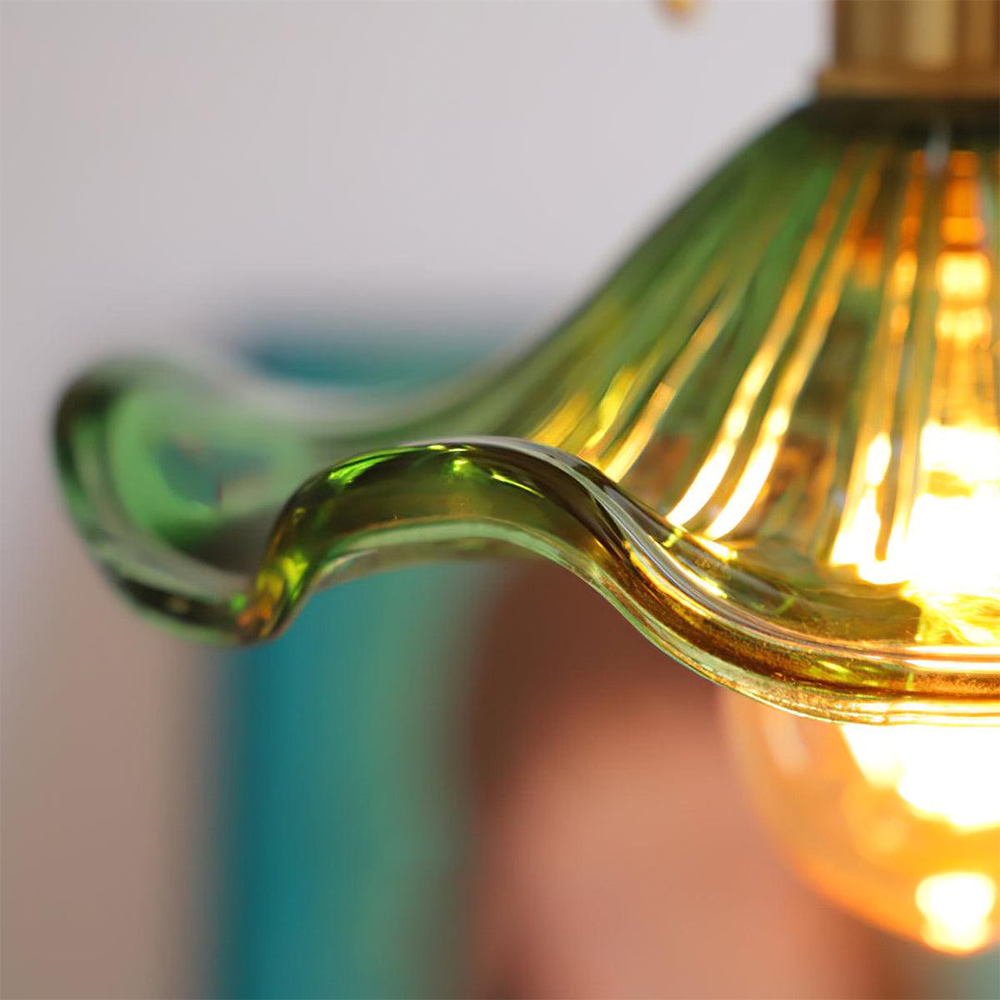 Trendy Hibiscus Flower Pendant Light - FlowerLite-Green-D23cm*H12cm-State of Style