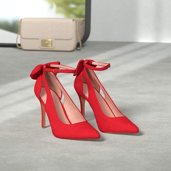 Trendy High Heels with Bow - Hailey-Black-3-State of Style
