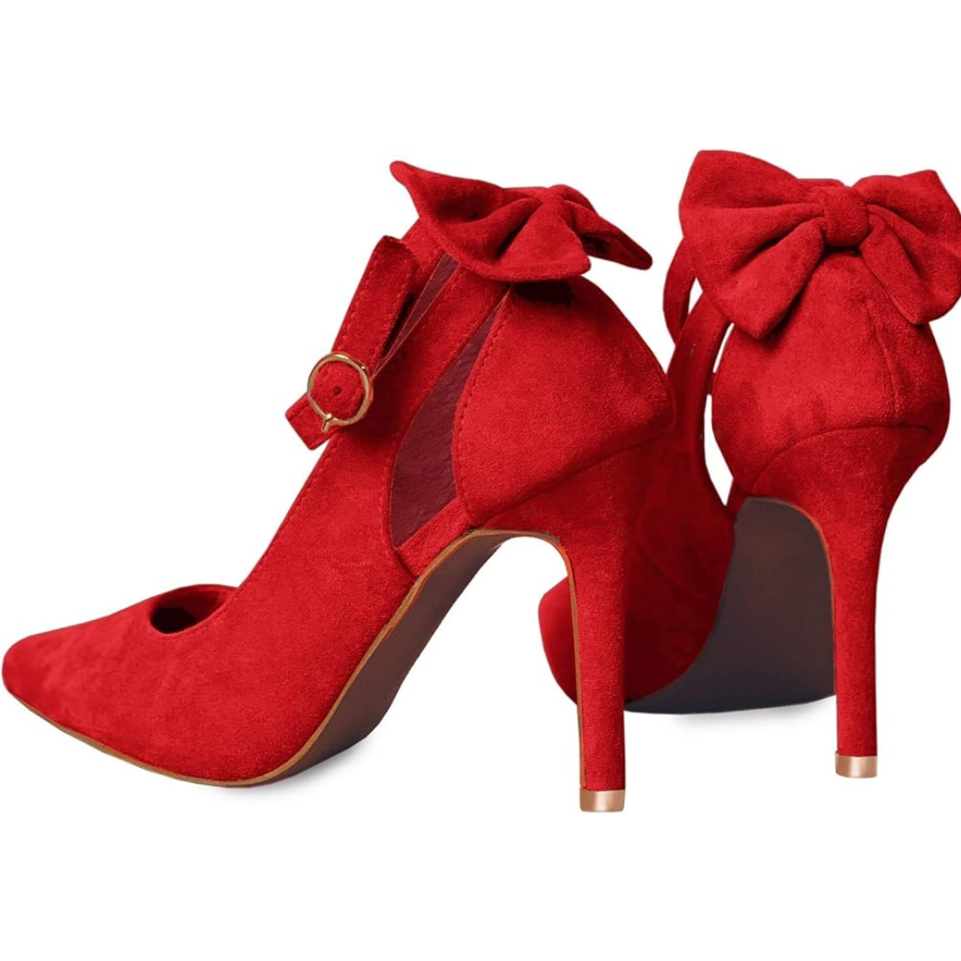 Trendy High Heels with Bow - Hailey-Black-3-State of Style