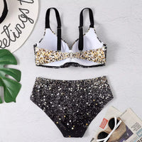 Trendy High-Waisted Bikini Set – Selina-Black-XS-State of Style