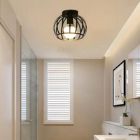 Trendy Industrial Ceiling Light with Open Design - ForgeLight-State of Style
