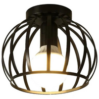 Trendy Industrial Ceiling Light with Open Design - ForgeLight-State of Style