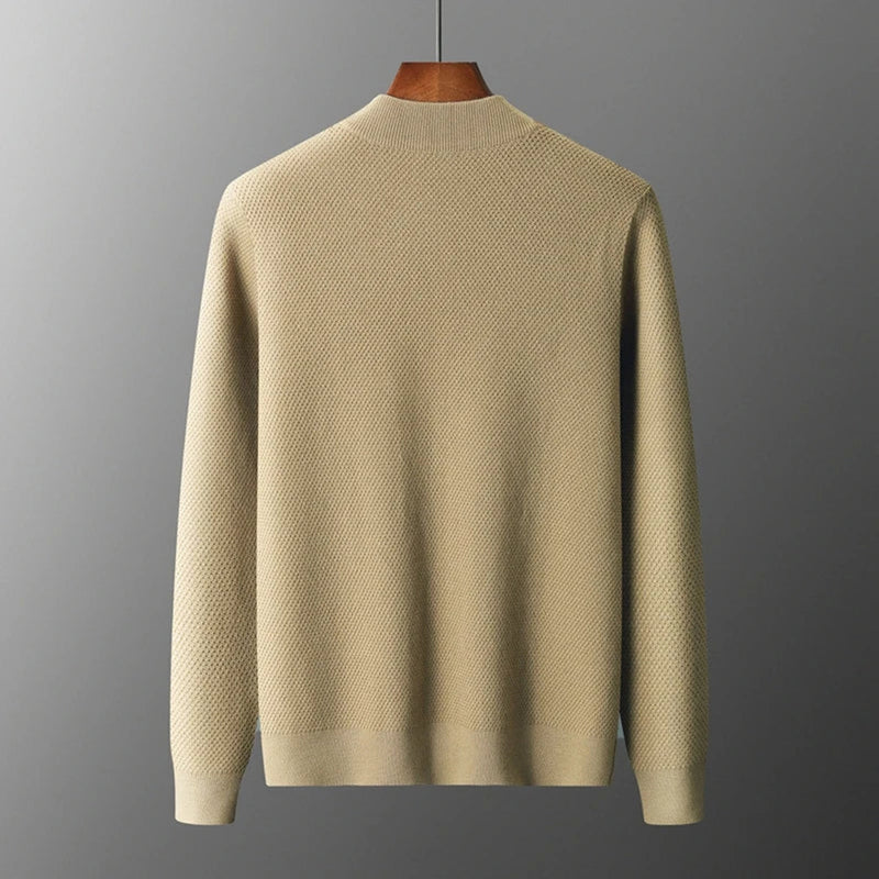 Trendy Knitted Men's Vest - Noah-Beige-S-State of Style