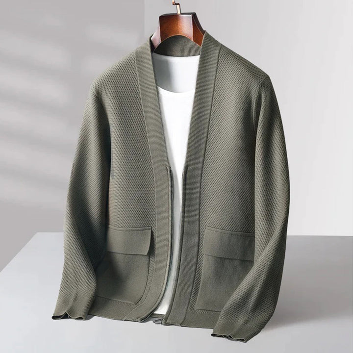 Trendy Knitted Men's Vest - Noah-Green-S-State of Style
