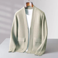Trendy Knitted Men's Vest - Noah-Grey-S-State of Style